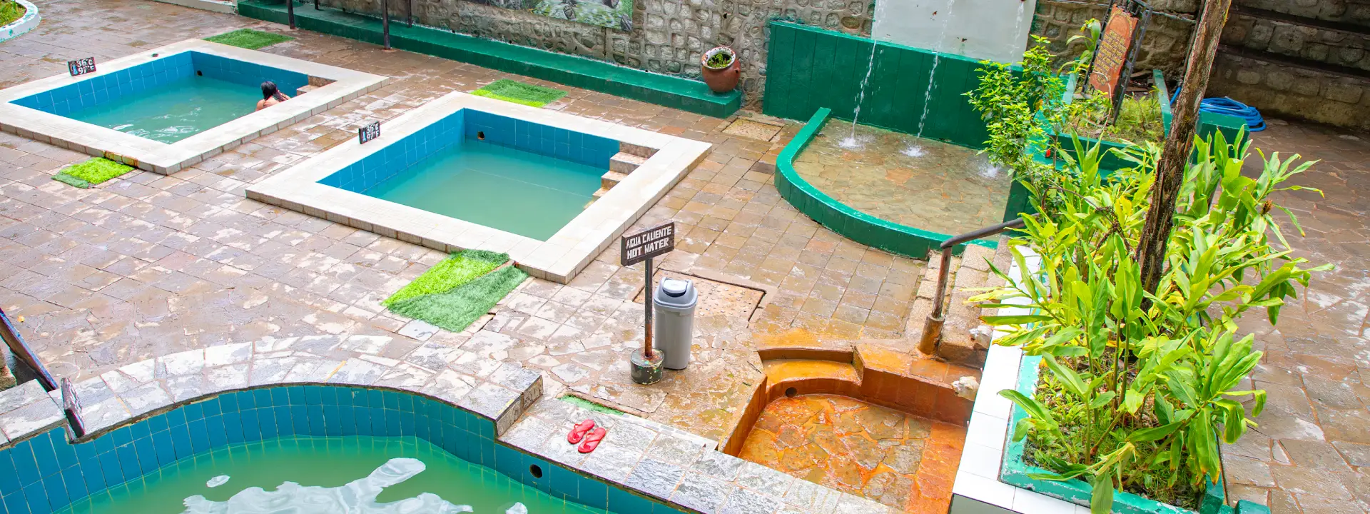 Baños termales en Machu Picchu