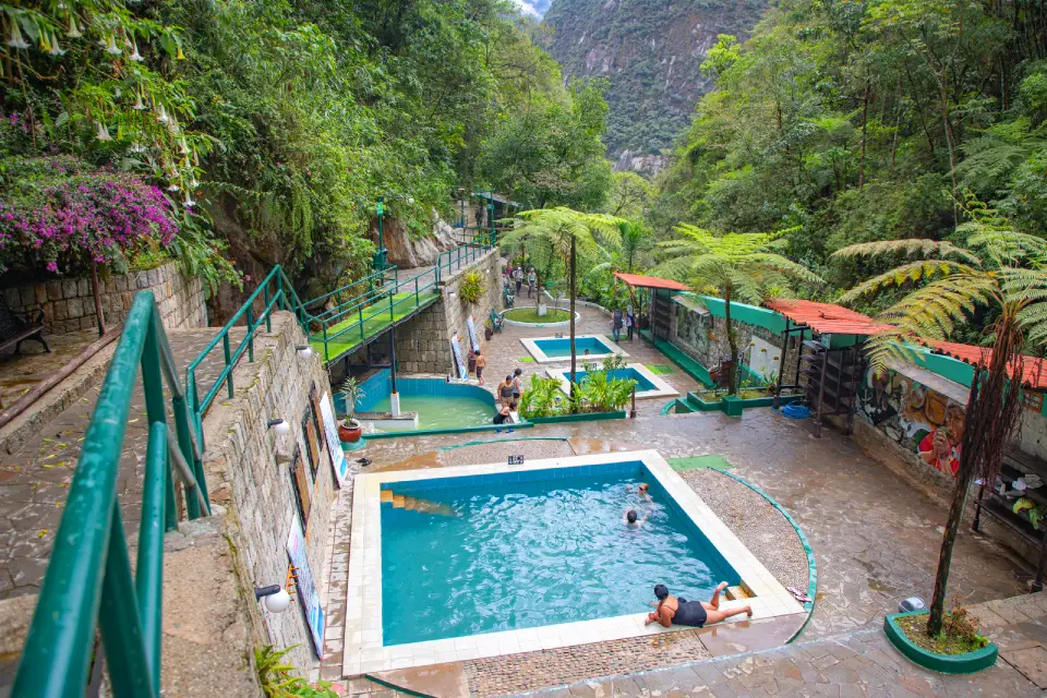 Baños termales en Machu Picchu