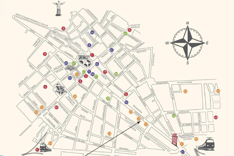 Mapa Turístico de Cusco: Guía Completa para Tu Viaje