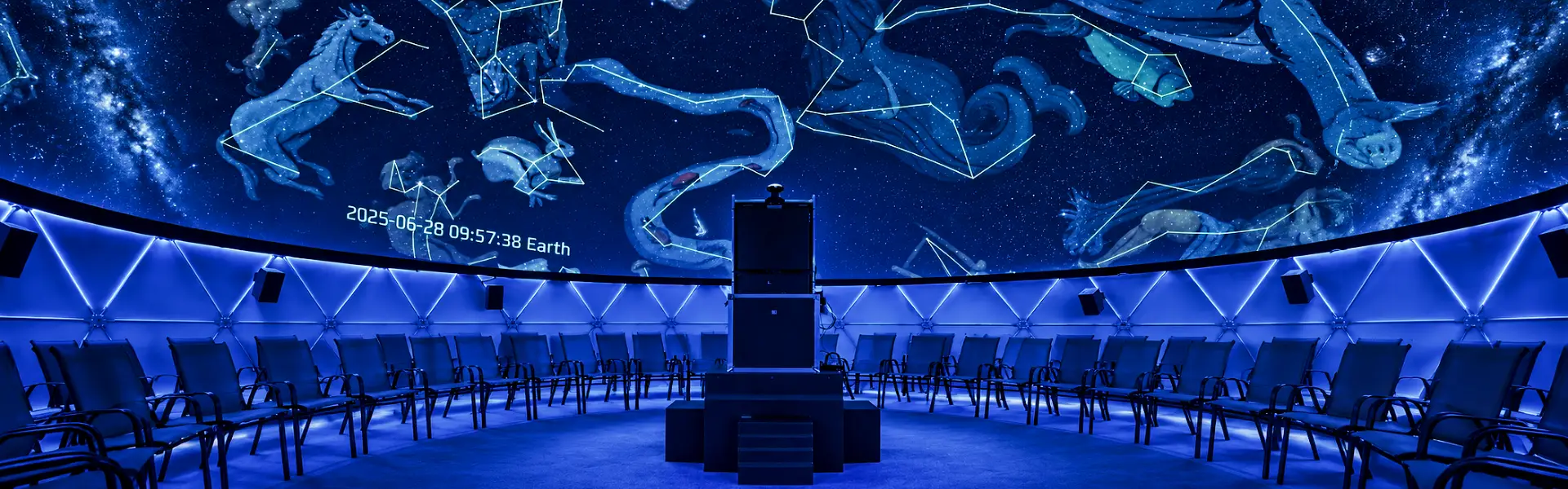 Proyección de constelaciones en el Planetario Cusco | Trekero