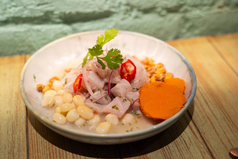 Ceviche clasico preparado por Gaston Acurio