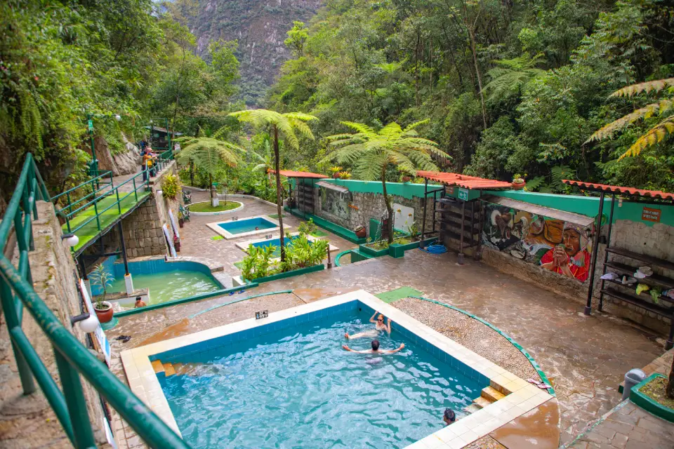 Baños termales en Machu Picchu