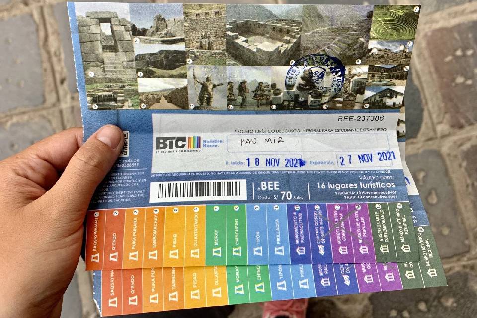 Boleto Turístico del Cusco y su Relación con el Mapa Turístico de Cusco