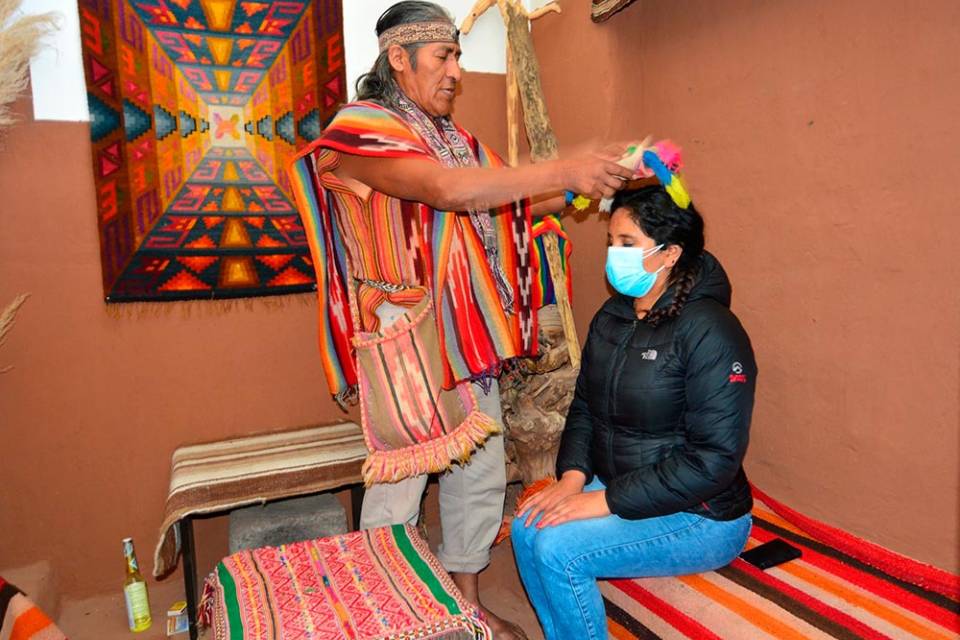 Curanderos en Huasao/trekero
