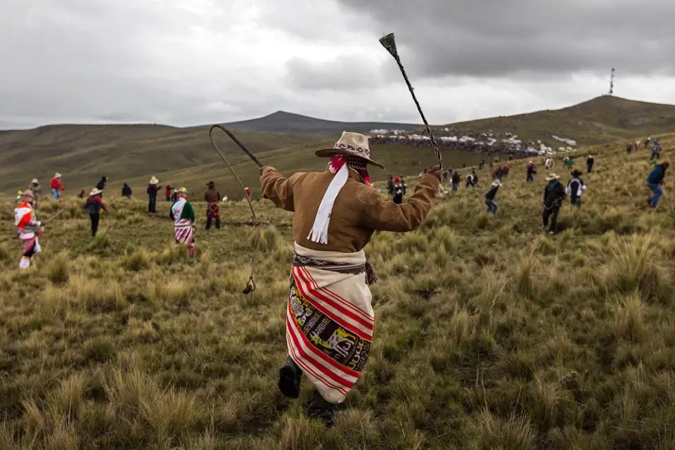 Chiraje en el carnaval en Canas, Cusco