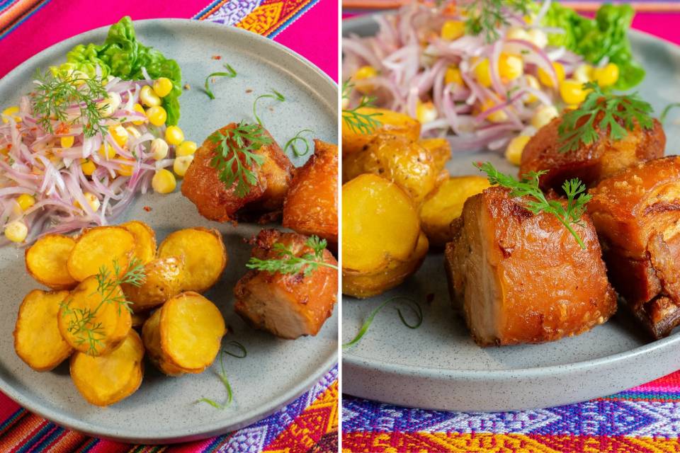 Chicharrón Cusqueño, clásica comida peruana en los andes