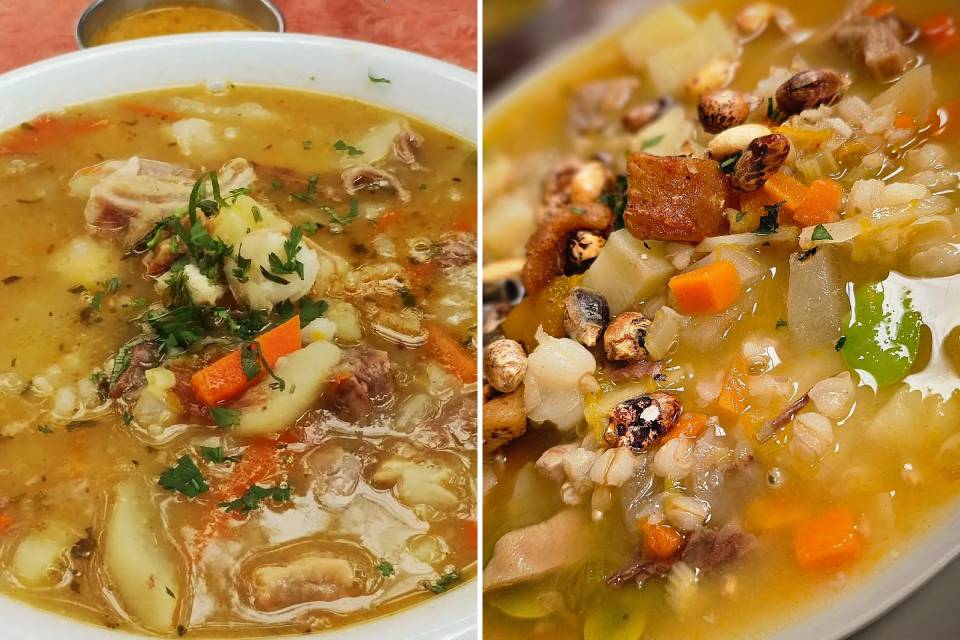 Chairo andino, sopa nutritiva de la comida peruana