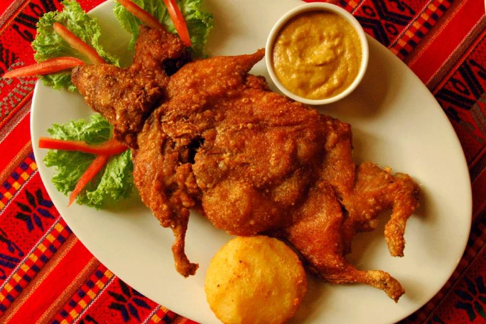 Cuy chactado, especialidad tradicional de la comida peruana