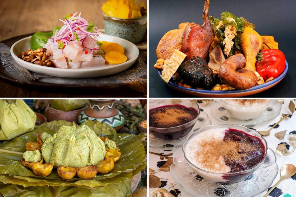 Diversidad de la comida peruana: costa, sierra, selva y postres