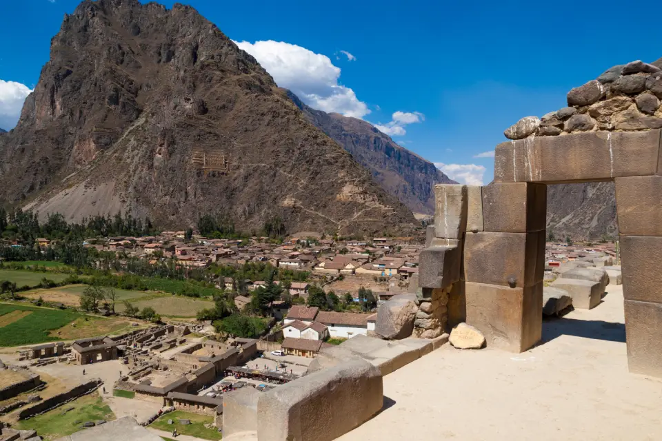 Construcción inca de Ollantaytambo