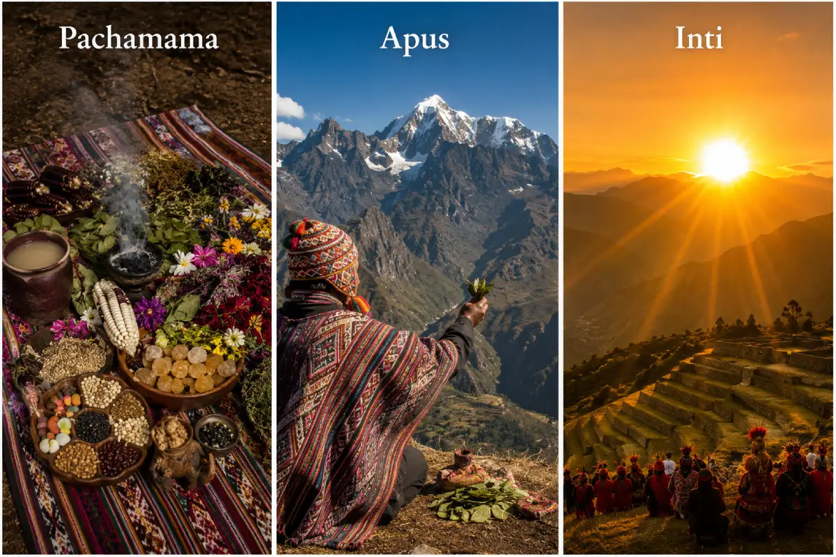 Diferencia de las deidades andinas | Trekero