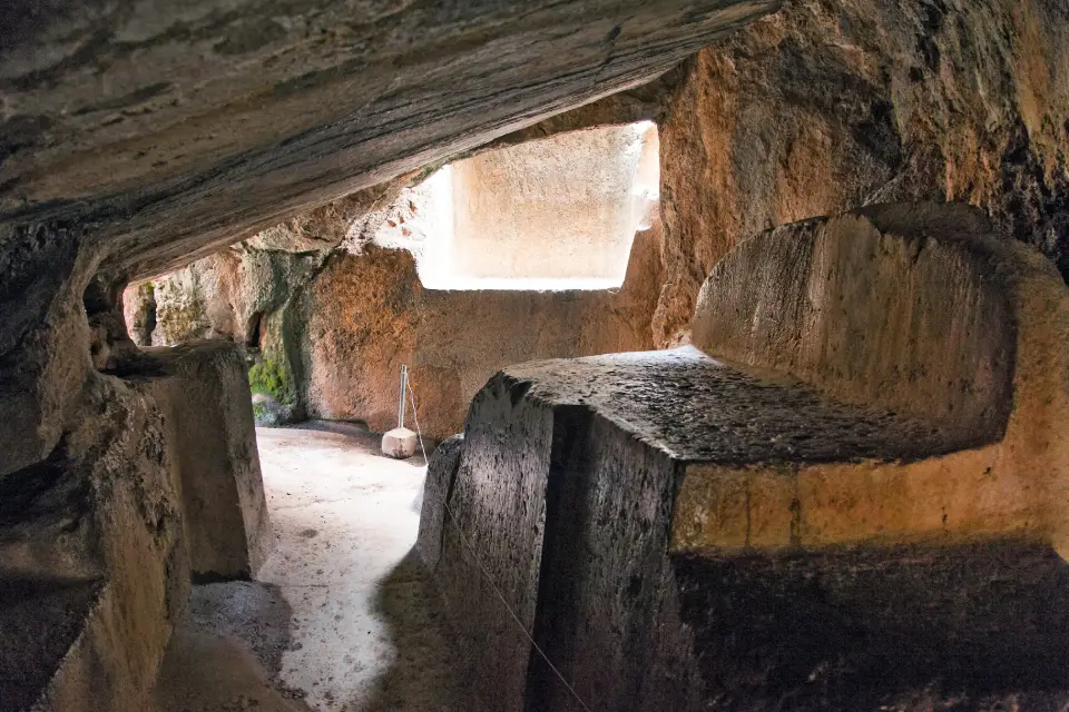 El altar de la sala de sacrificios 