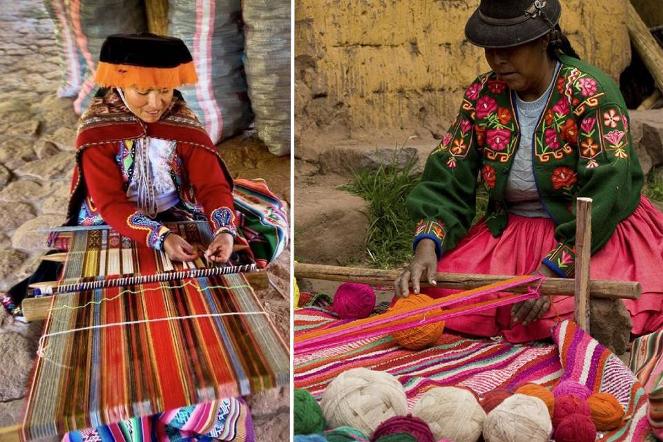 elaboración de trajes típicos del Perú