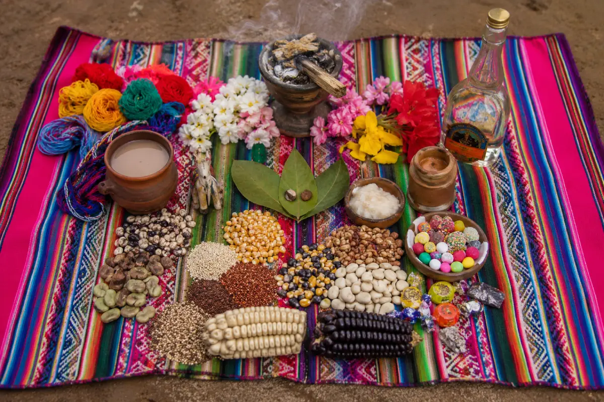 Elementos de la ofrenda para el pago a la Pachamama | Trekero