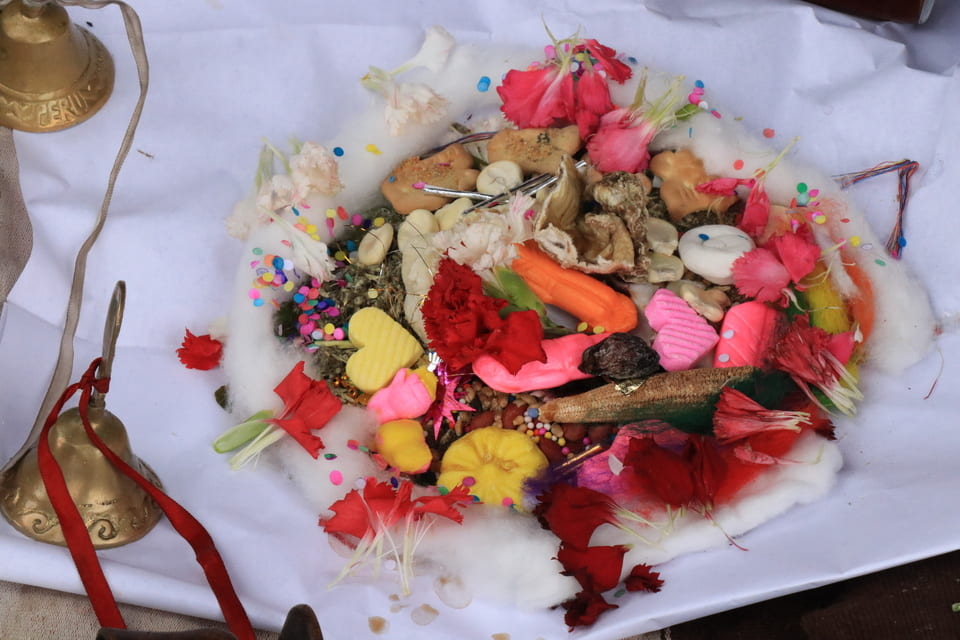 Offerings to Pachamama