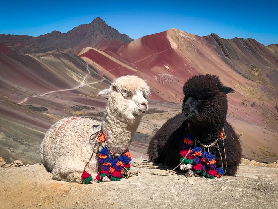 Vinicunca Rainbow Mountain and Red Valley