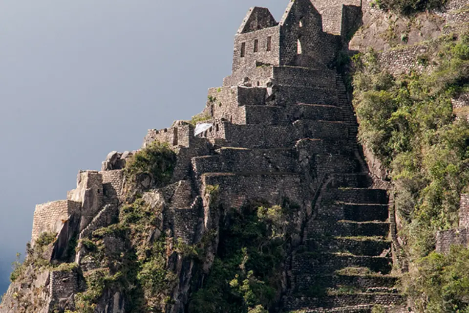 Los edificaciones de Huayna Picchu