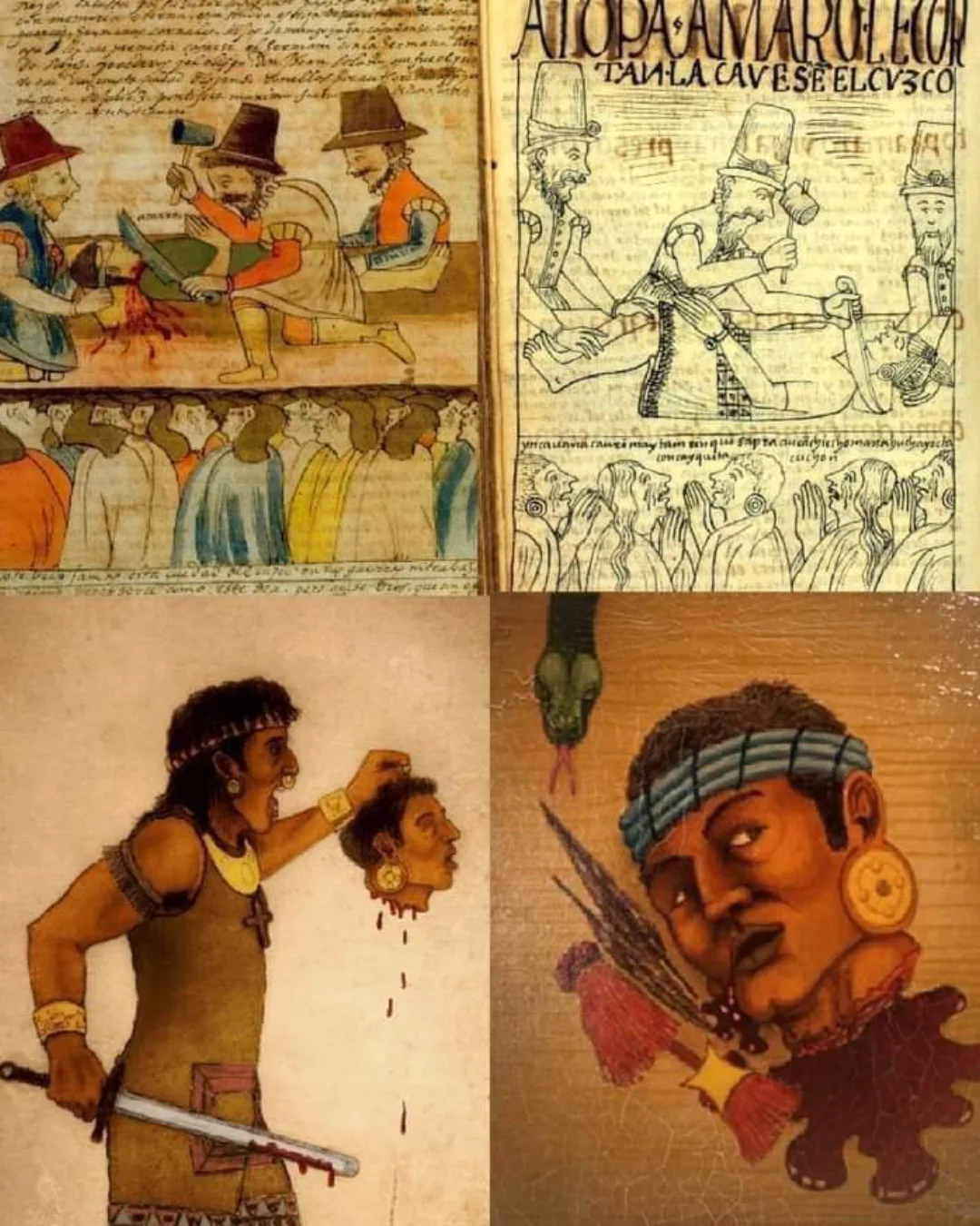 Ejecución de Túpac Amaru I en la Plaza Mayor del Cusco