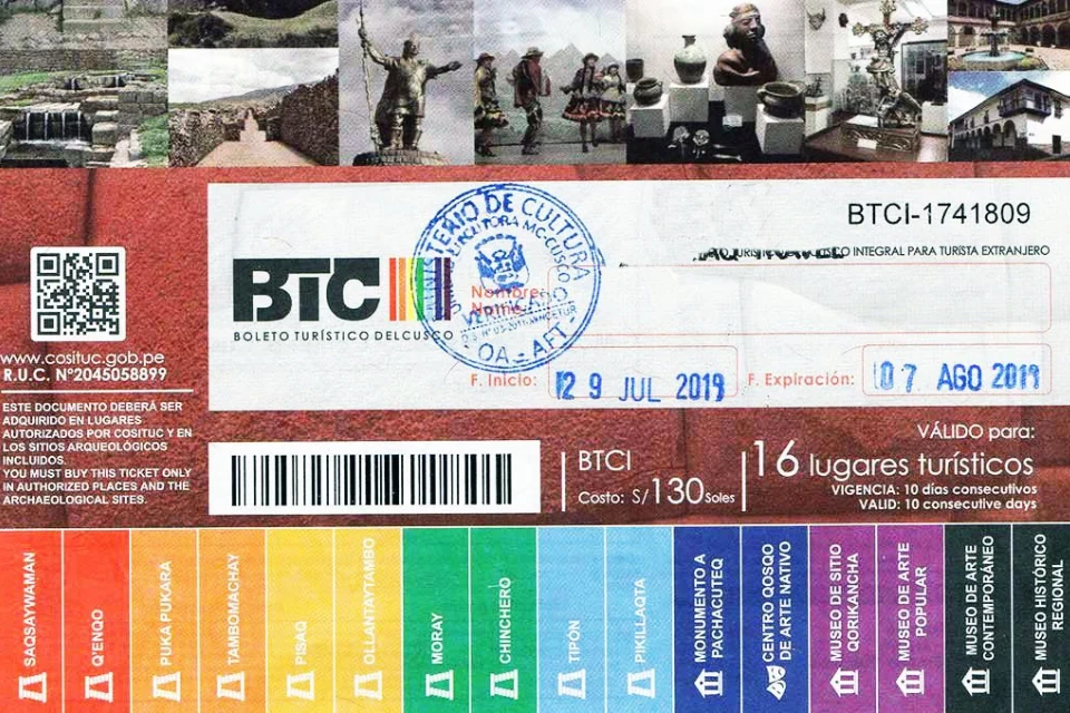 Boleto Turístico de Cusco – Entrada combinada para museos en Cusco