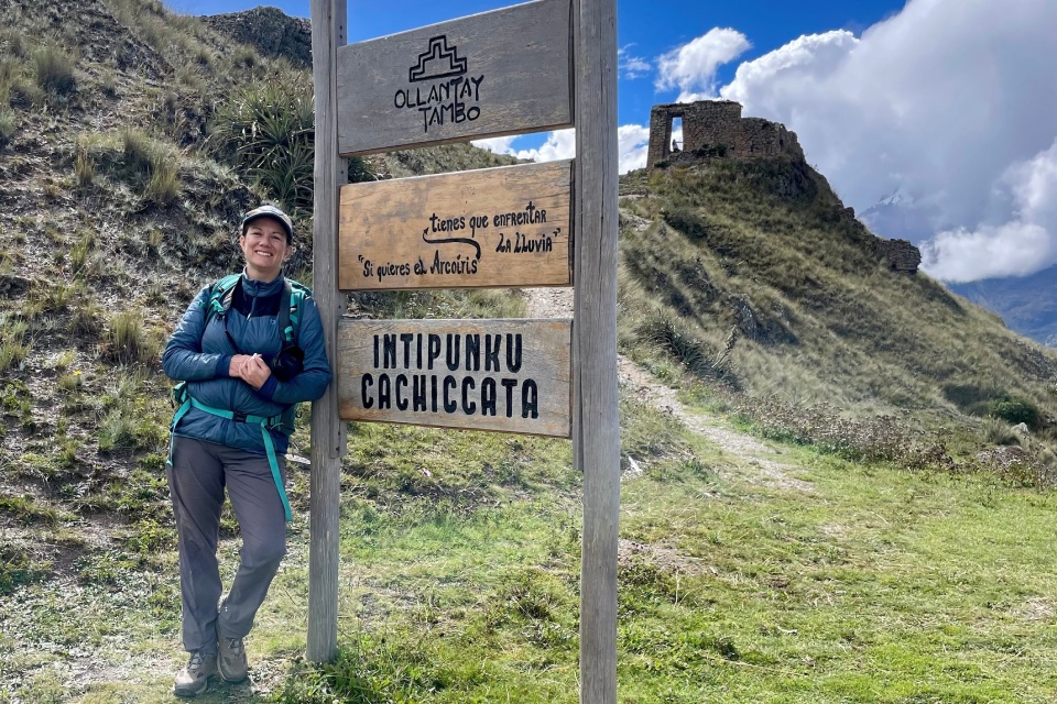 El inti punku de Ollantaytambo