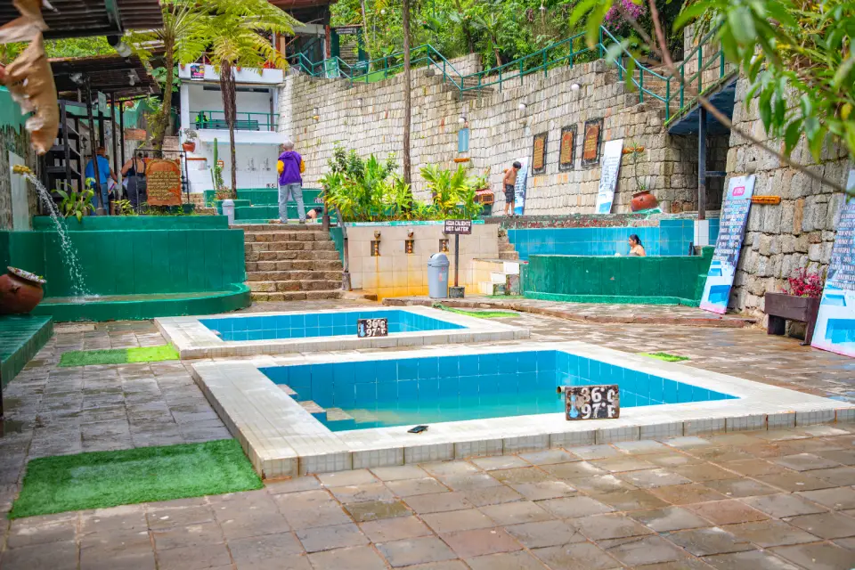 Las piscinas de Baños termales en Machu Picchu