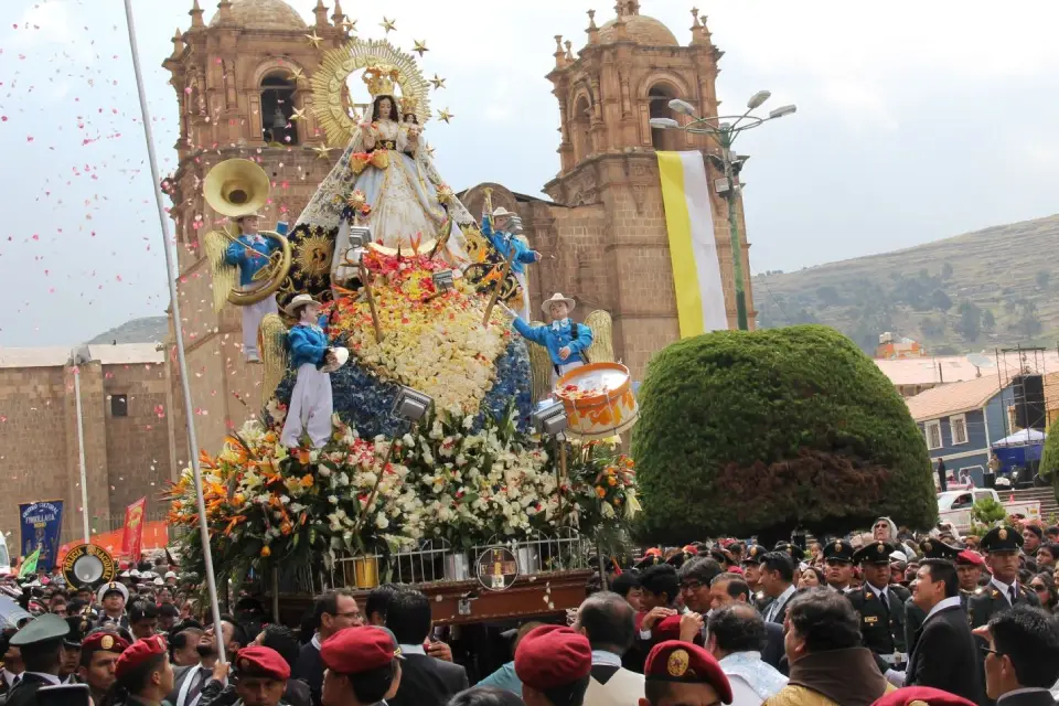 La procesión de la Virgen de la Candelaria