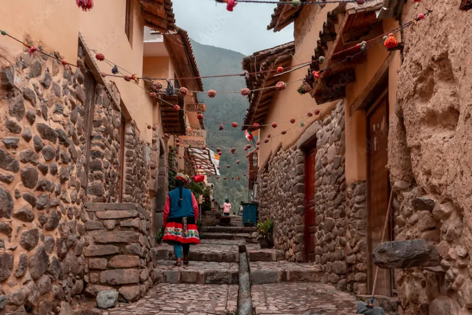 Las calles de Ollantaytambo