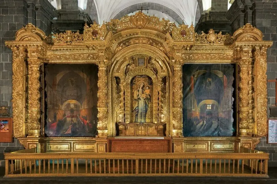 Retablo de la virgen de Natividad