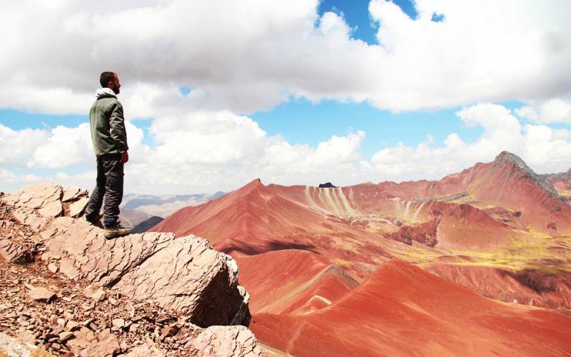 Paisaje del Valle Rojo desde las alturas | Trekero