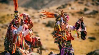 Bailarines de la peregrinacion del Señor de Qoyllority