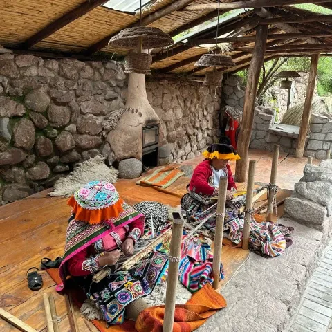Demostración de tejido