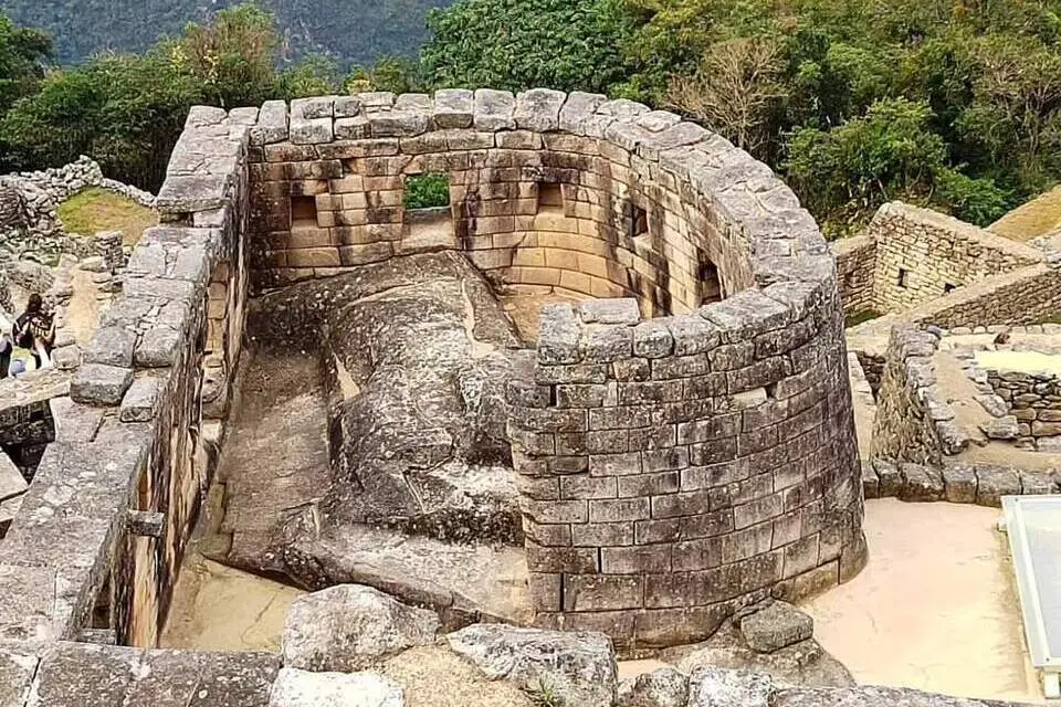 Templo del sol en Machu Picchu