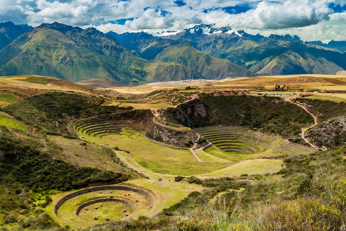 Vista panorámica de los muyus de Moray | Trekero