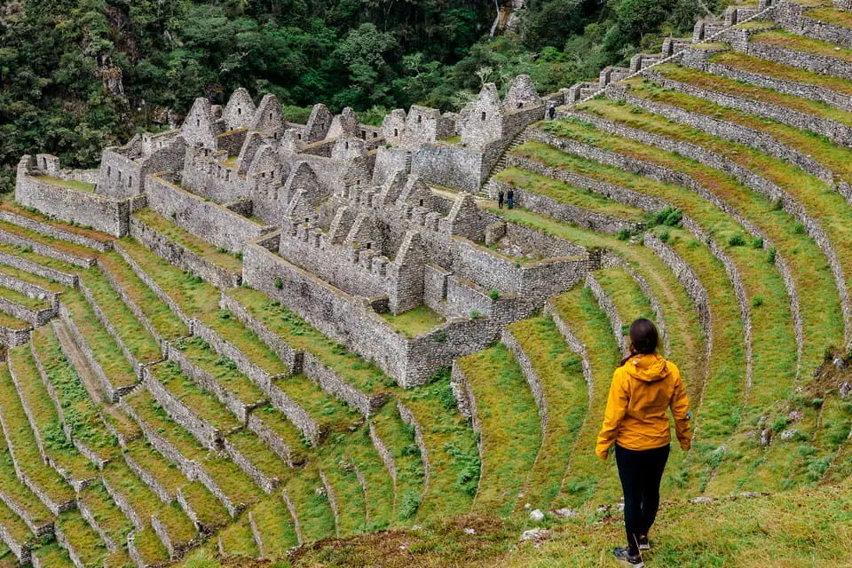 Wiñayhuayna en el camino inca